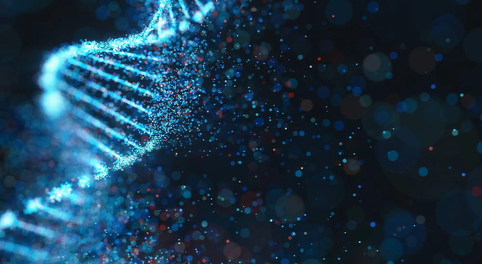 Farbiger genetischer Code Struktur der DNA-Moleküle